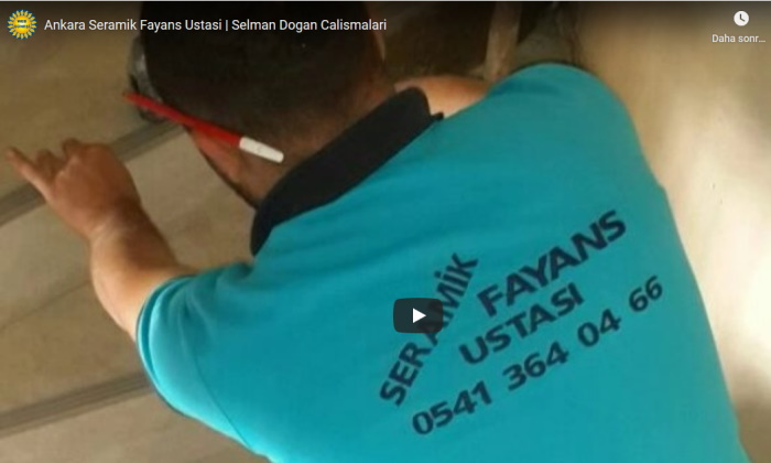 Ankara Fayans Ustası Çalışmaları